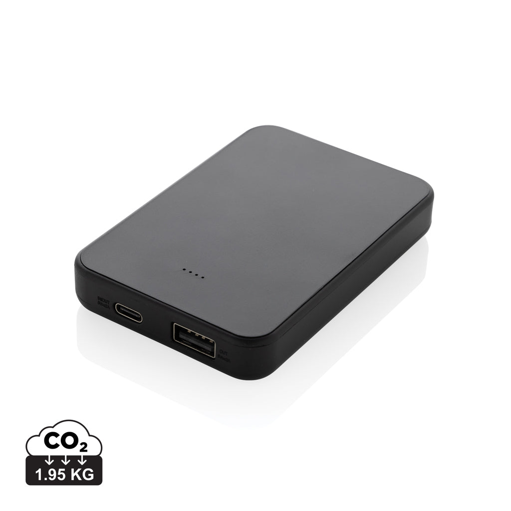 Boostcore RCS powerbank i återvunnen plast 5.000mAh med USB