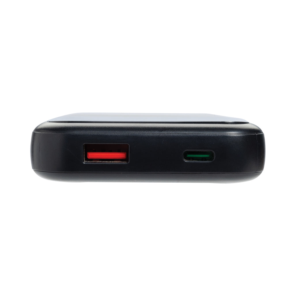 Turbopack RCS plast powerbank 10.000 integrerade kablar