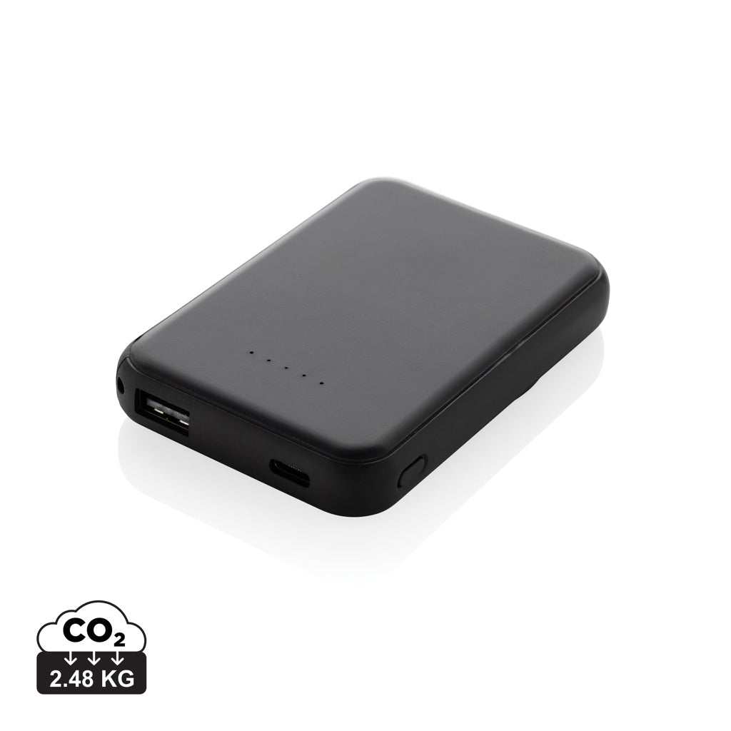 Stellar RCS återvunnen plast 5000 mah 5W magnetisk powerbank