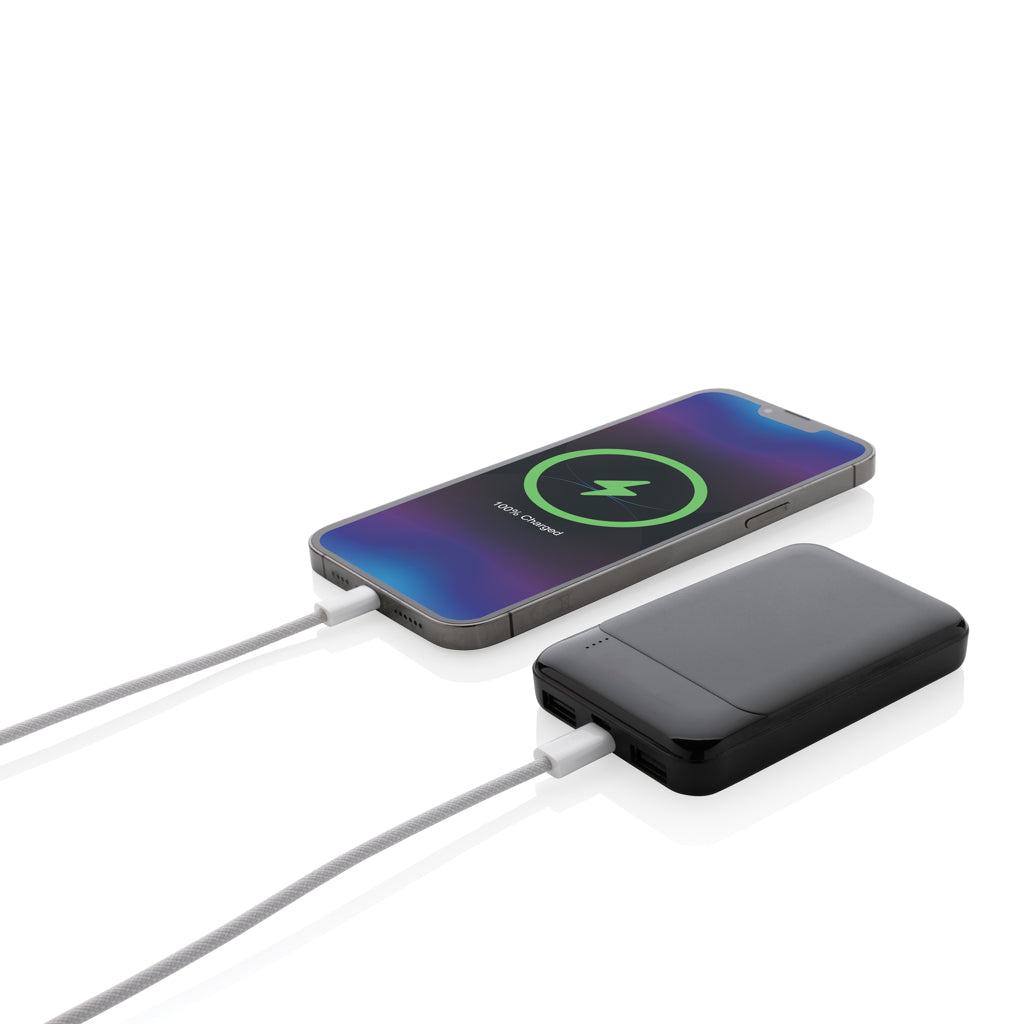 5.000 mAh powerbank i RCS återvunnen plast