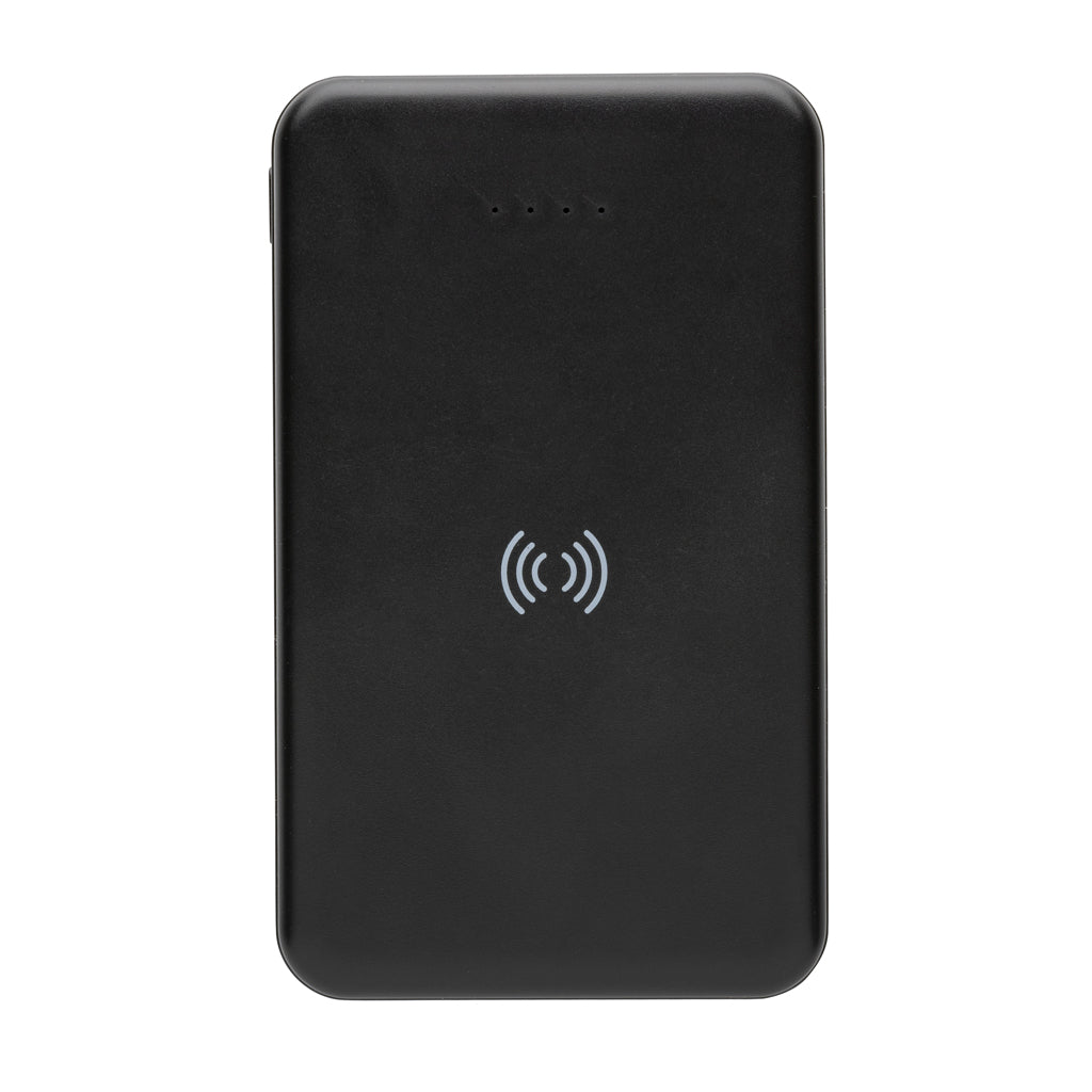 5.000 mAh trådlös powerbank i RCS återvunnen plast