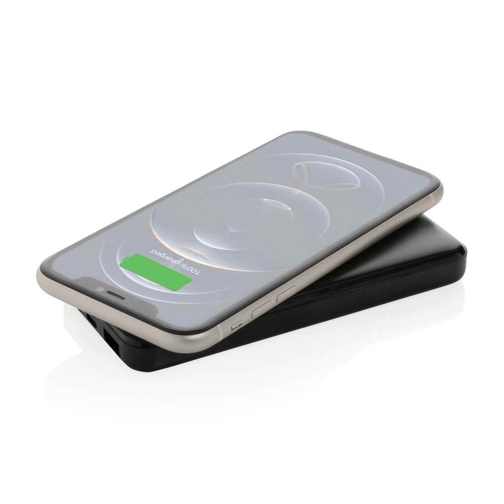 Trådlös powerbank i återvunnen plast, RCS standard