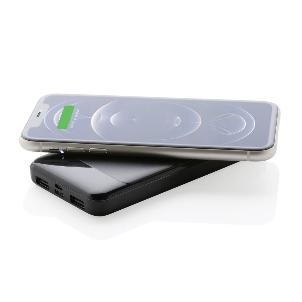 Trådlös powerbank i återvunnen plast, RCS standard