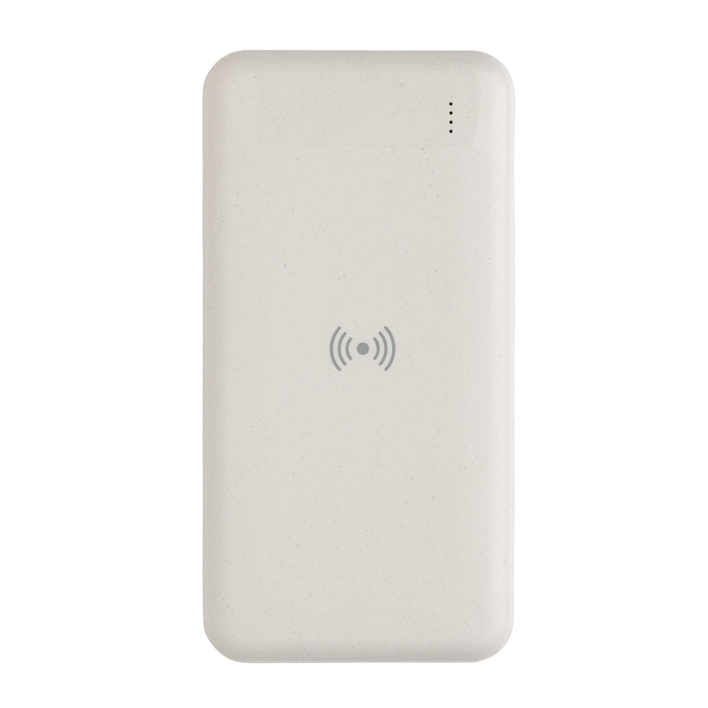 Trådlös powerbank i återvunnen plast, RCS standard
