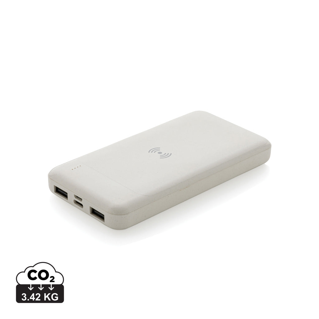 Trådlös powerbank i återvunnen plast, RCS standard