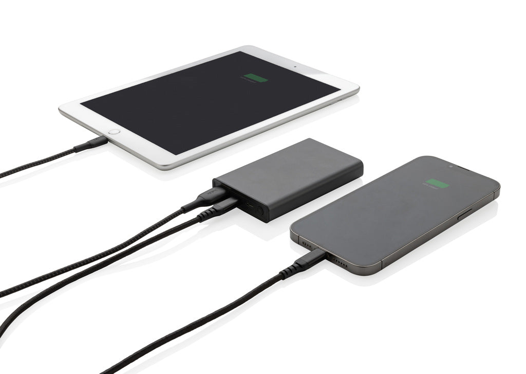Terra 5.000 mAh powerbank RCS återvunnen aluminium
