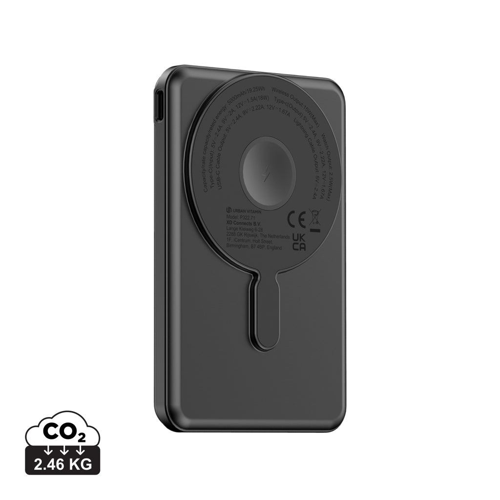 Urban Vitamin Redwood 5in1 5000mah 20WPD magnetisk powerbank