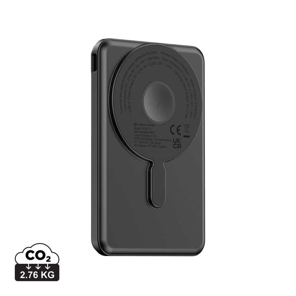 Urban Vitamin Redwood 5in1 5000mah 20WPD magnetisk powerbank