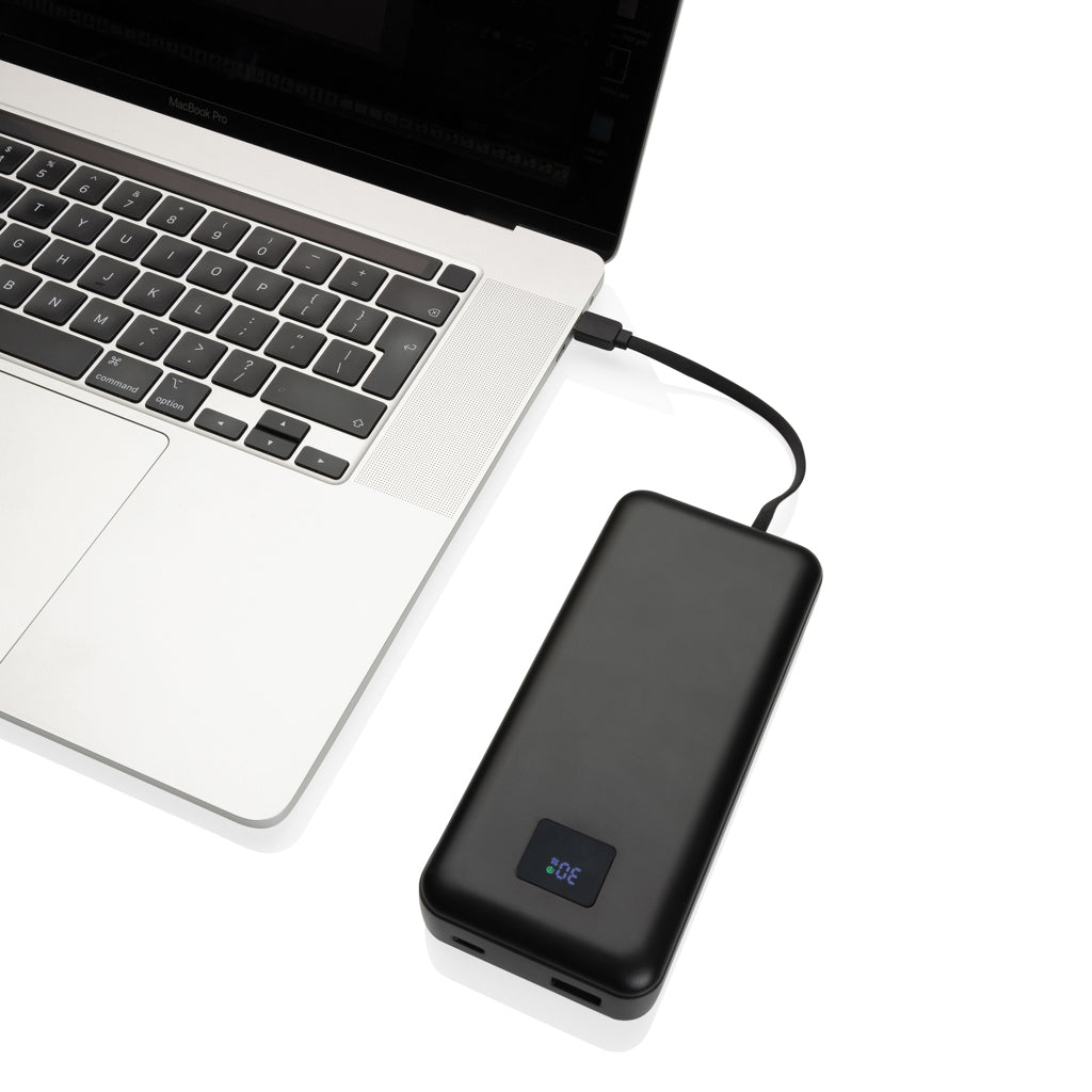 Gridley 20.000mAh/65W laptop powerbank RCS plast