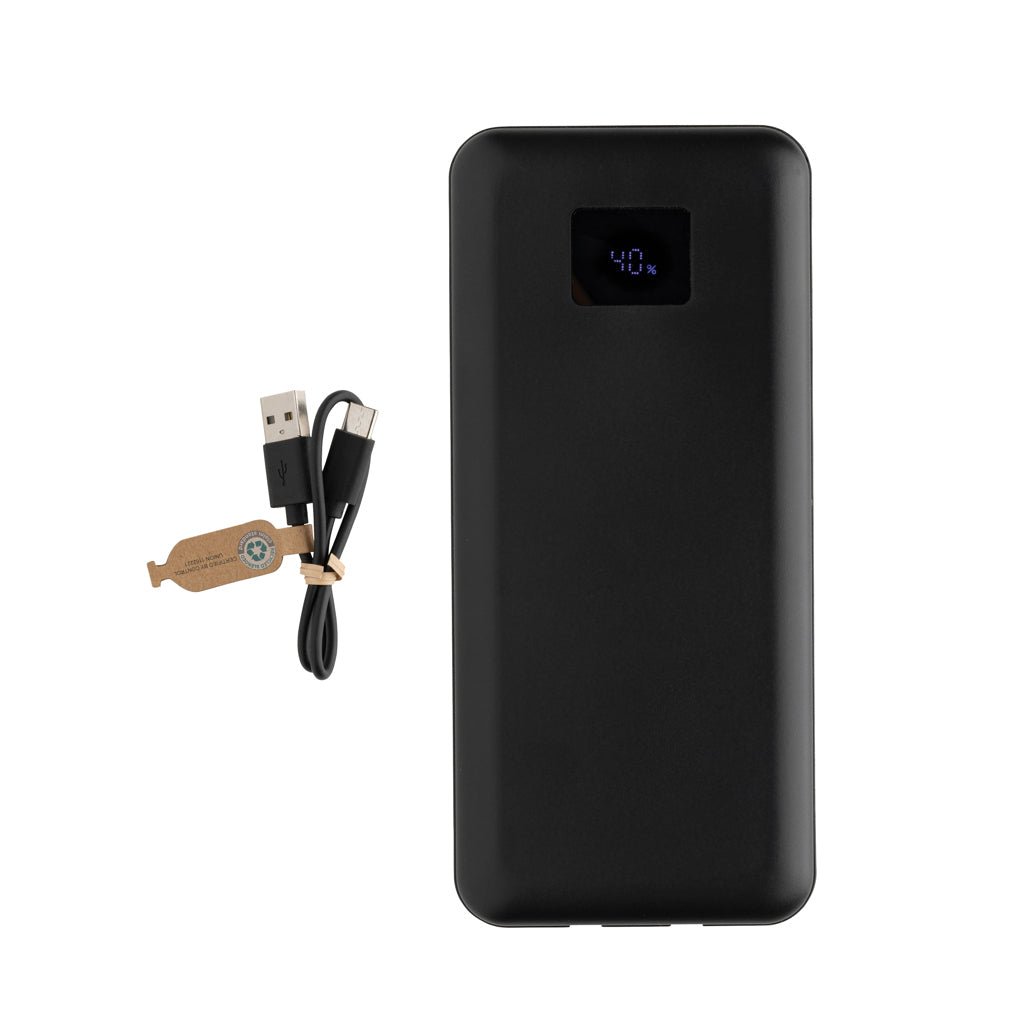 Gridley 20.000mAh/65W laptop powerbank RCS plast