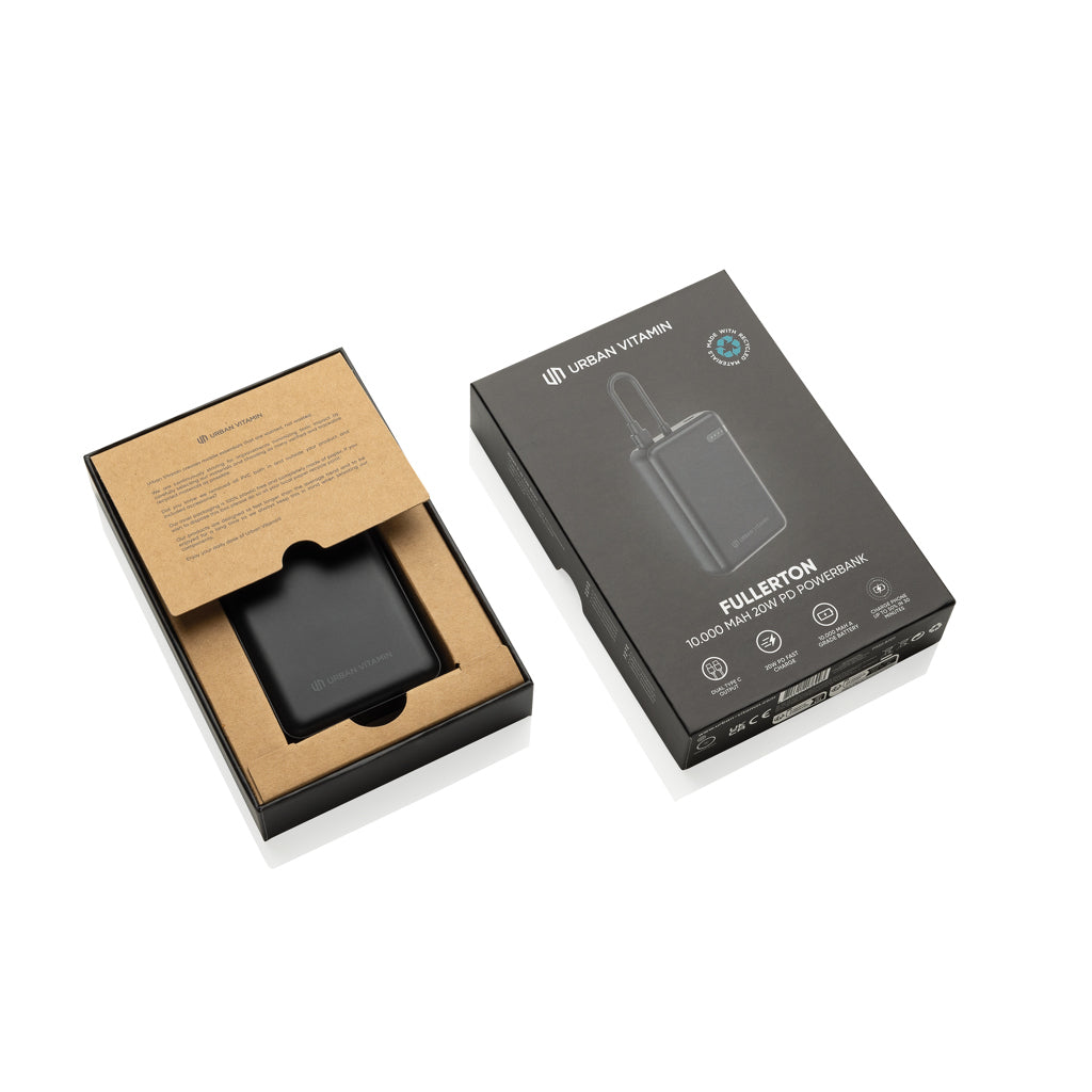 Urban Vitamin Fullerton RCS återvunnen 10.000 20W PD powerba