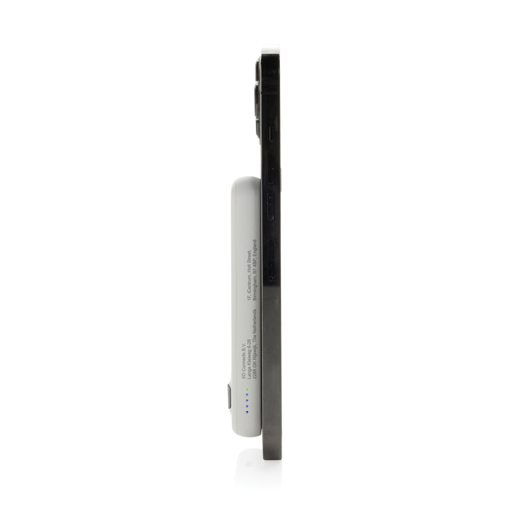 Zen RCS plast 5000 mah 5W magnetisk powerbank i bambu