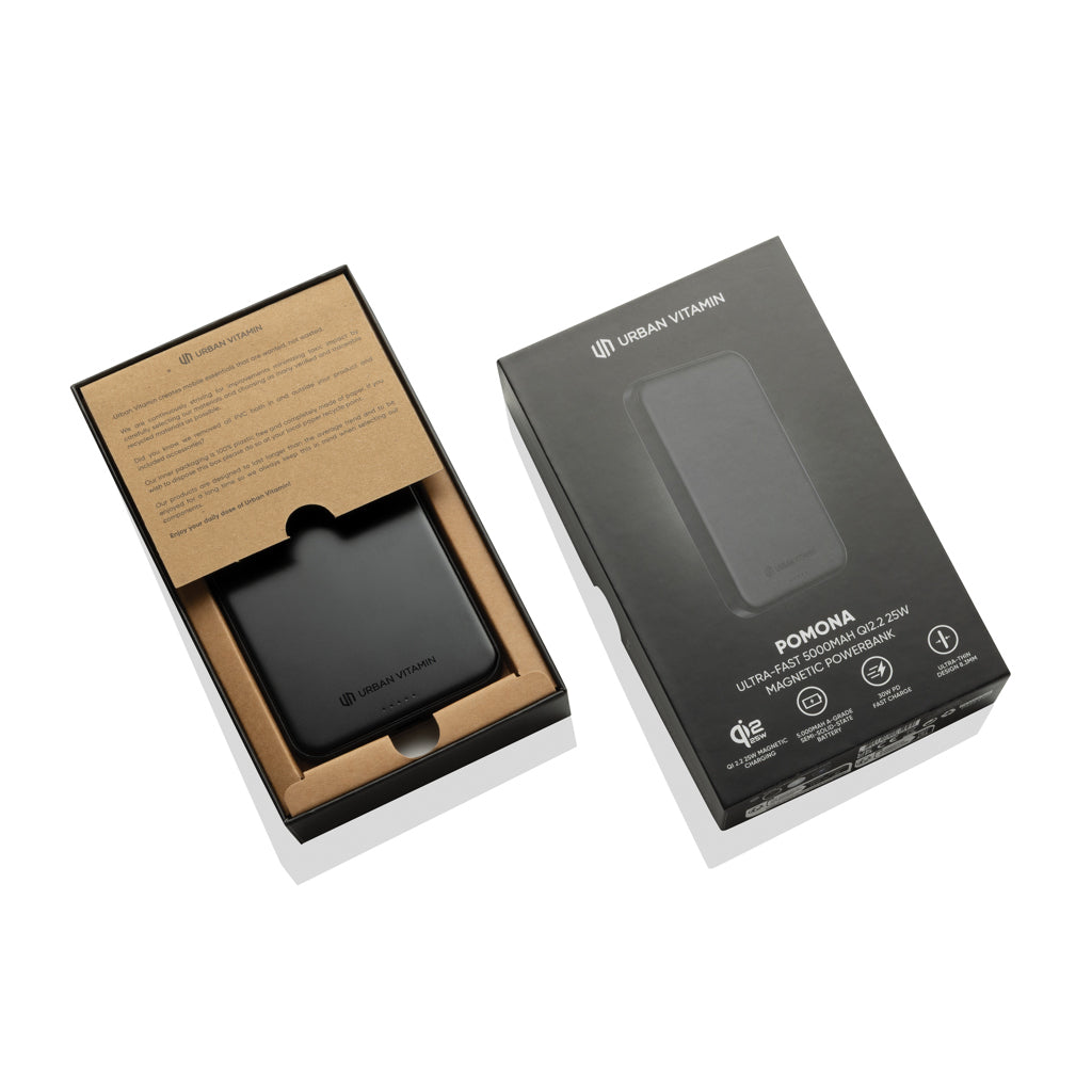 Urban Vitamin Pomona 5000 mAh Qi2.2 25W magnetisk powerbank