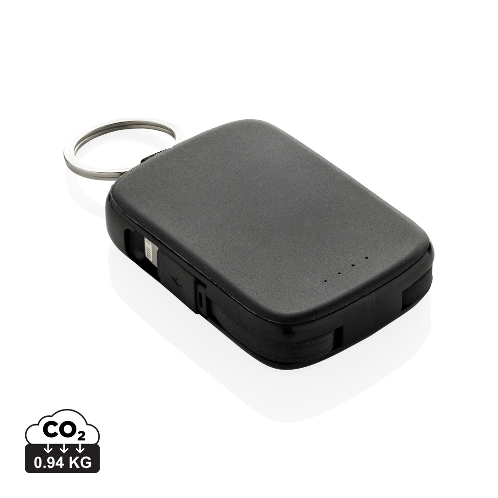 Nexo RCS nyckelringspowerbank 2000 mAh med integrerade kabla