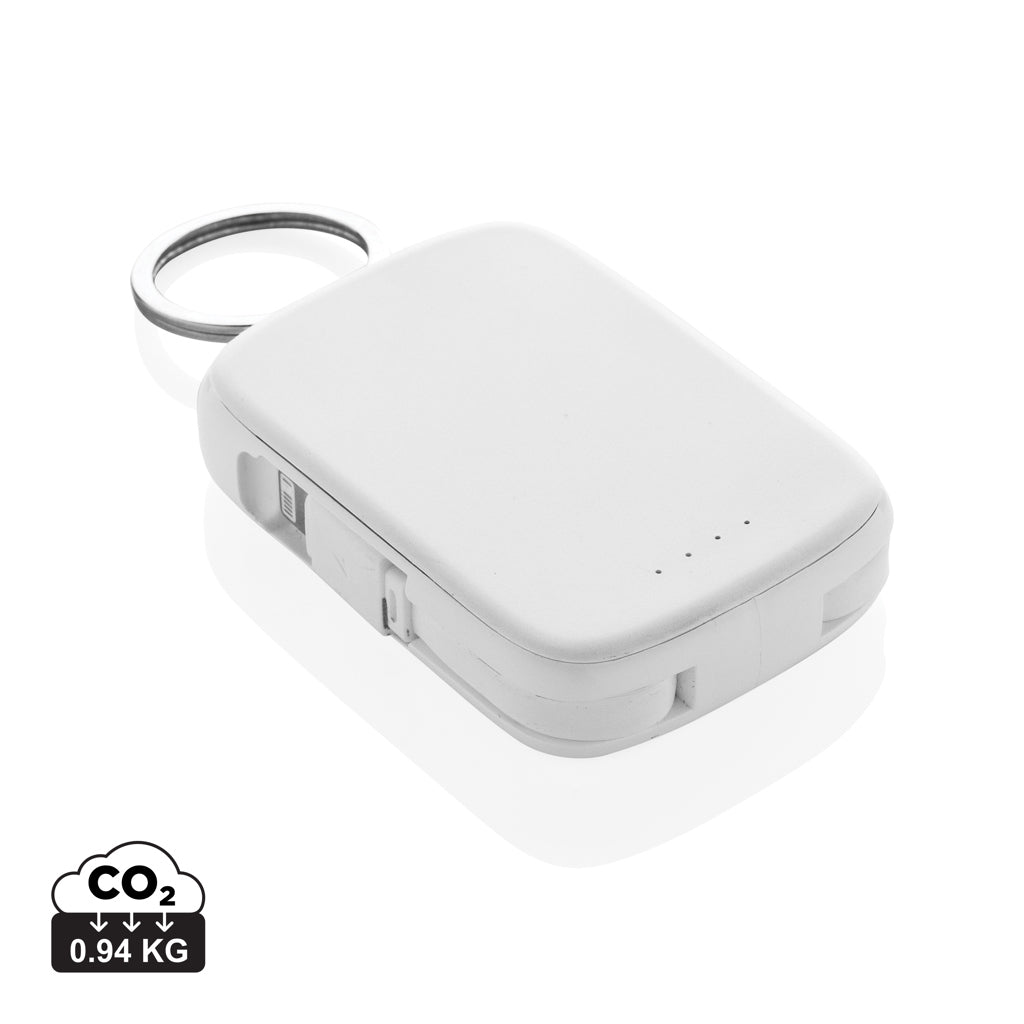 Nexo RCS nyckelringspowerbank 2000 mAh med integrerade kabla