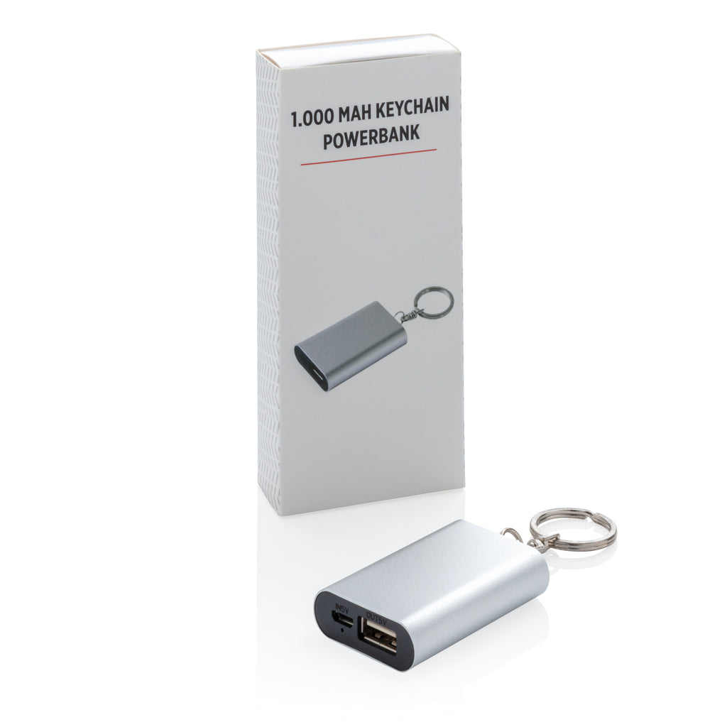 1.000 mAh nyckelring powerbank