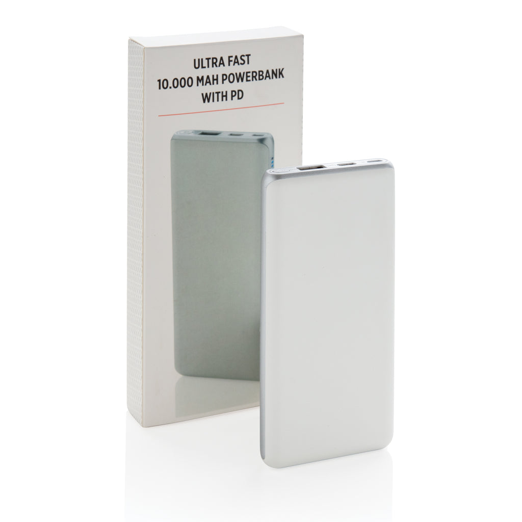 Ultrasnabb 10.000 mAh powerbank med PD