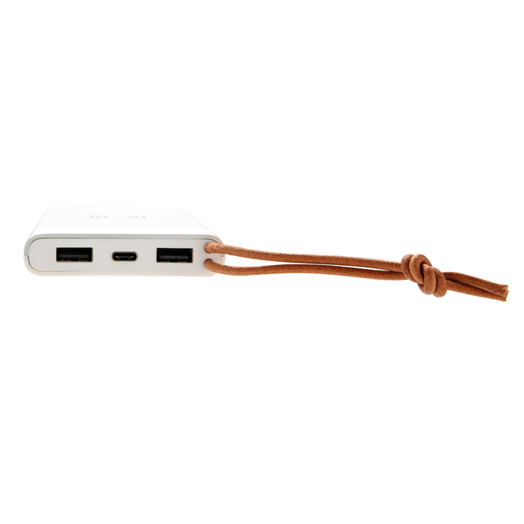 Aria 8.000 mAh 5W powerbank med trådlös laddning