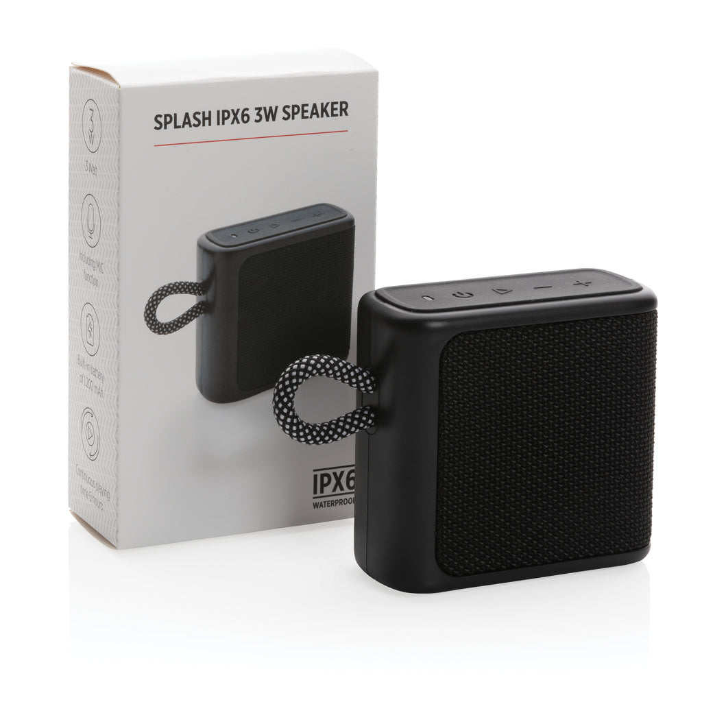 Splash IPX6 3W högtalare