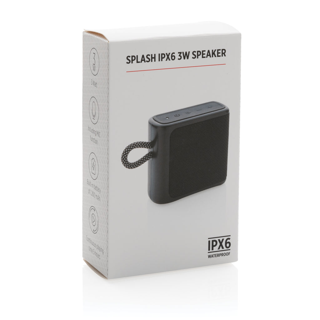 Splash IPX6 3W högtalare