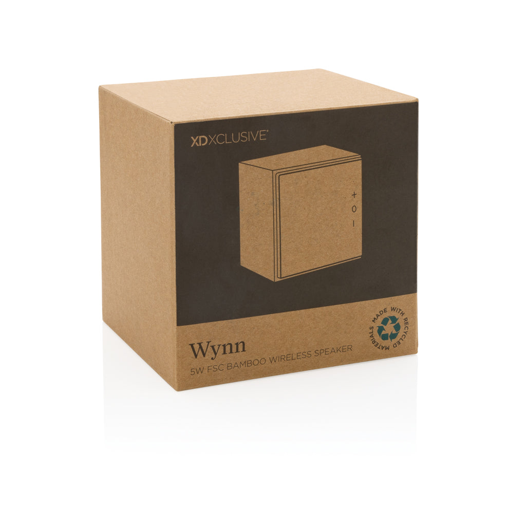 Wynn 5W bambu trådlös högtalare