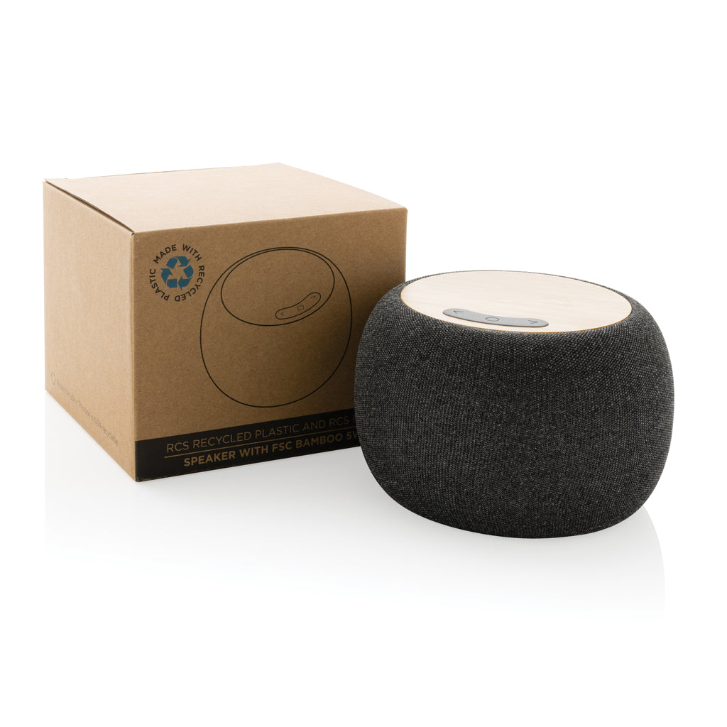 5W högtalare RCS Rplast/PET och bambu
