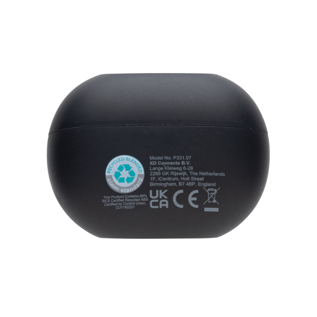 Prolink RCS hybrid ANC/ENC-öronsnäckor i återvunnen plast