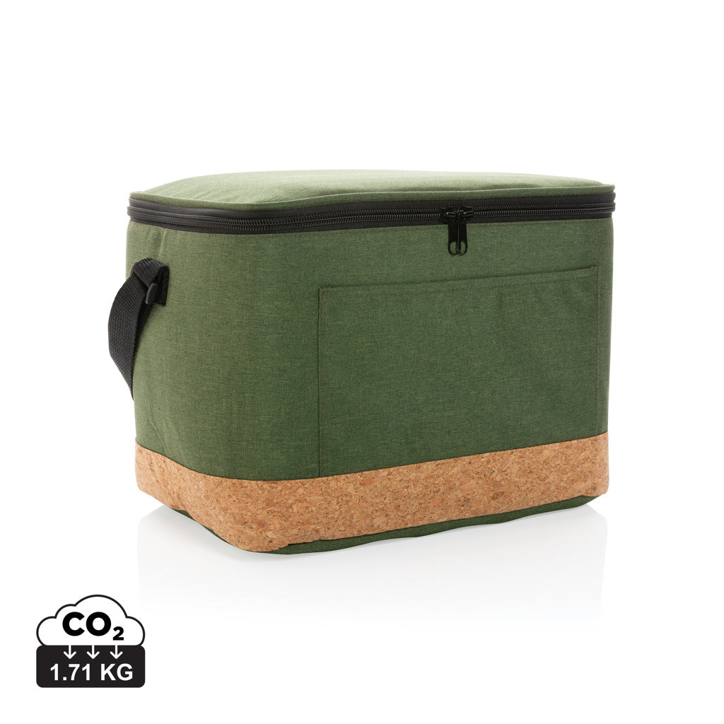 Impact AWARE™ XL RPET two tone kylväska med korkdetaljer