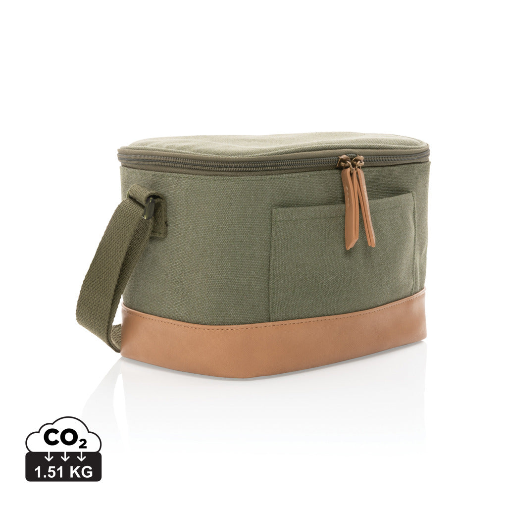 Impact AWARE™ liten kylväska i 16 oz. återvunnen canvas