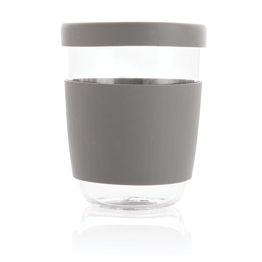 Ukiyo borosilikatglas med silikonlock och sleeve