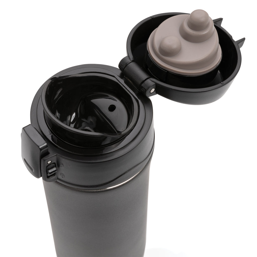 Metallic easy lock vakuummugg