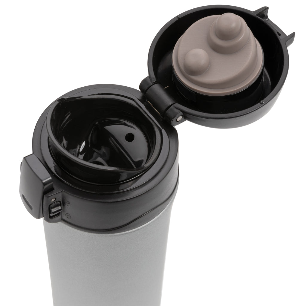 Metallic easy lock vakuummugg