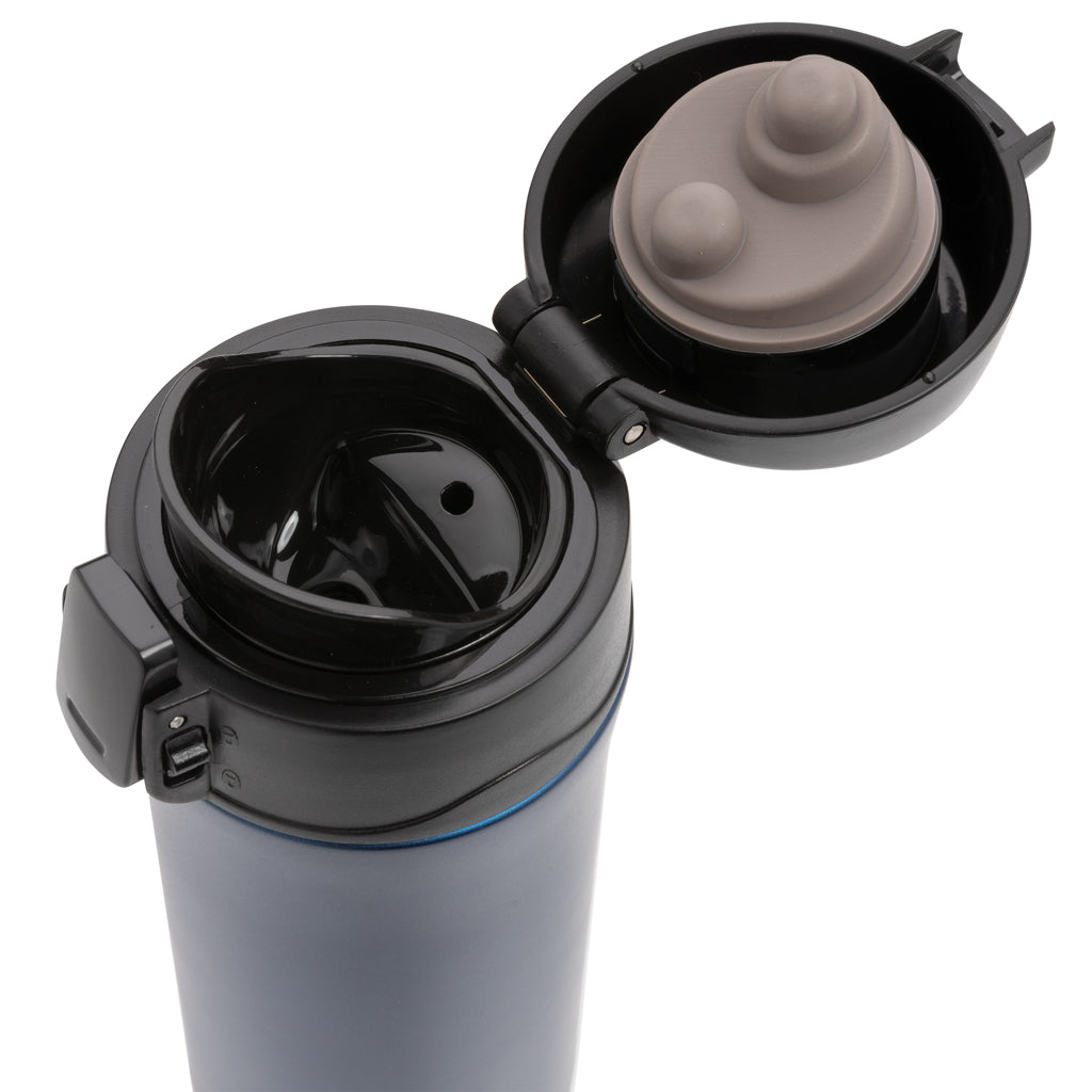 Metallic easy lock vakuummugg