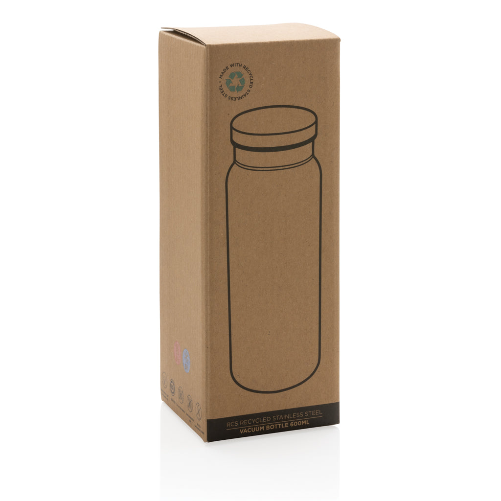 Vakuumflaska i RCS återvunnen stainless steel, 600ml