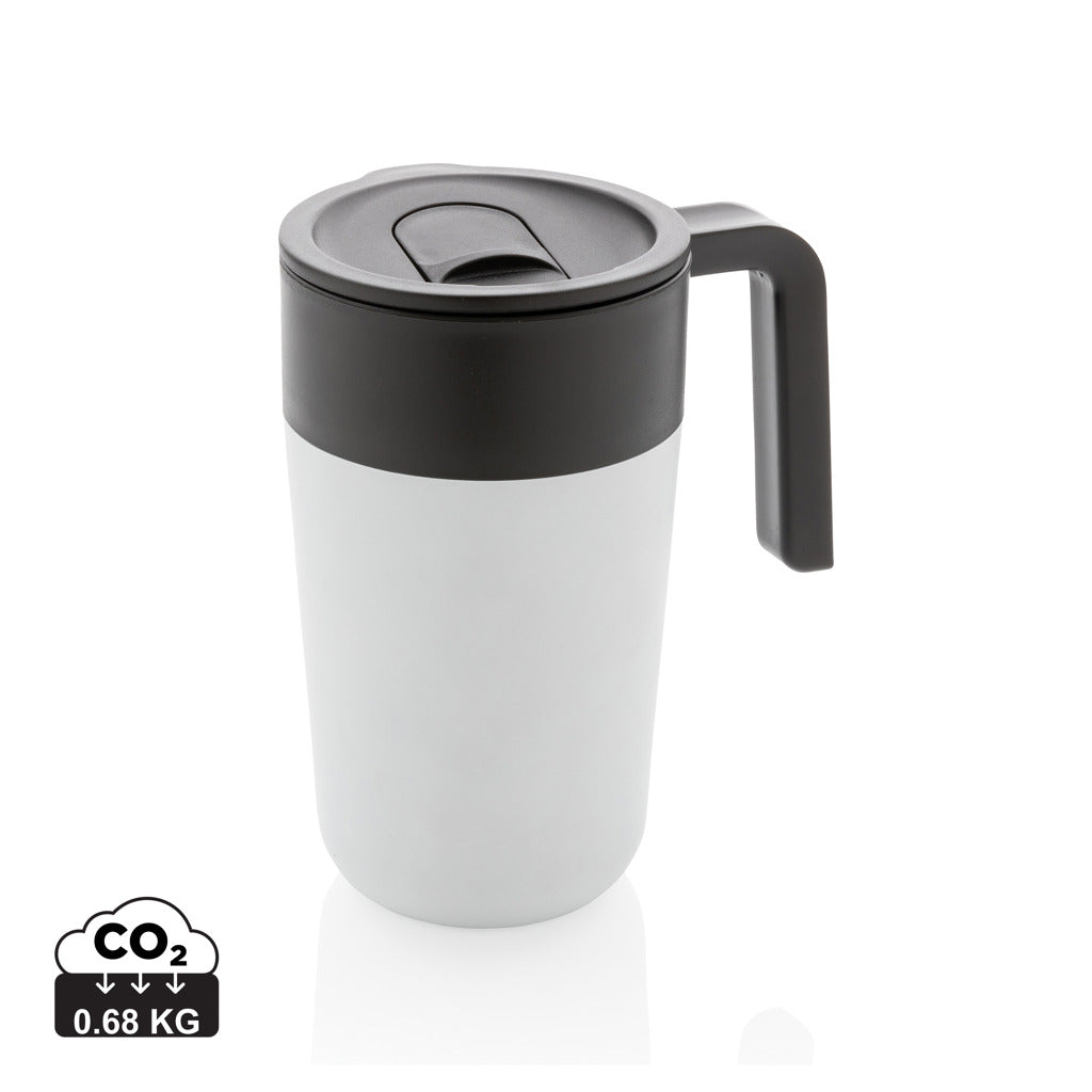 Mugg med handtag, i GRS certifierad PP och S/S
