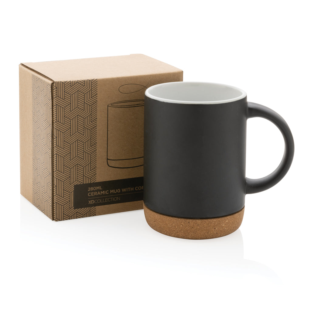 Keramikmugg med korkbotten 280 ml