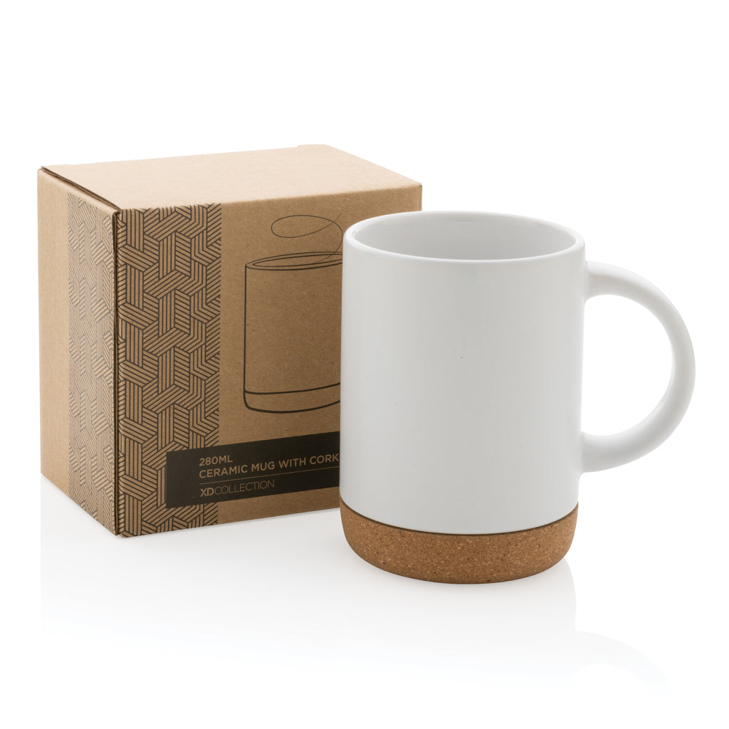 Keramikmugg med korkbotten 280 ml
