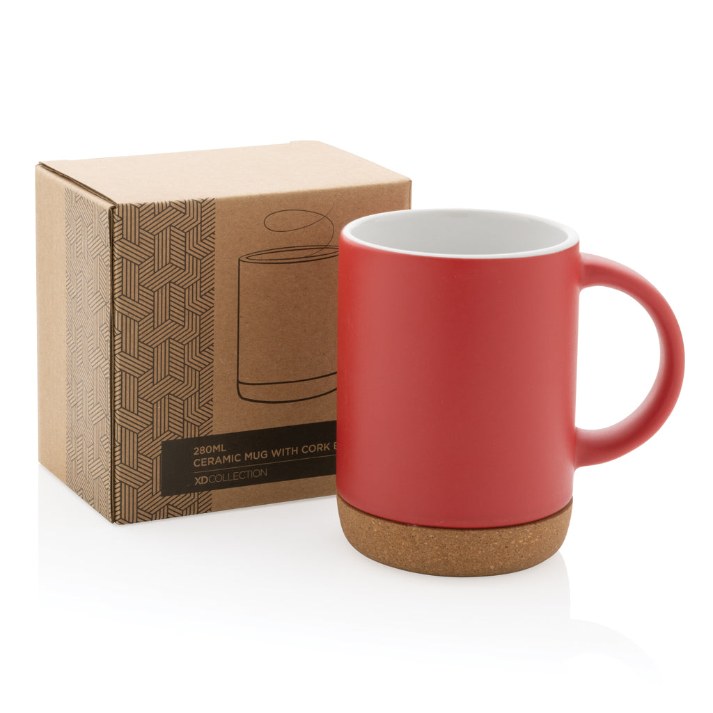 Keramikmugg med korkbotten 280 ml