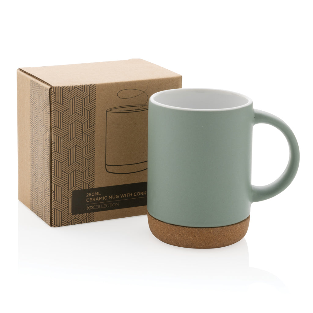 Keramikmugg med korkbotten 280 ml
