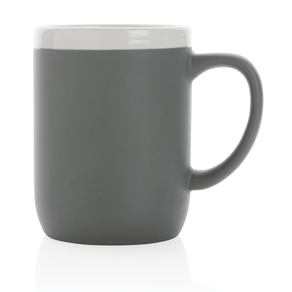 Keramikmugg med vit kant 300 ml