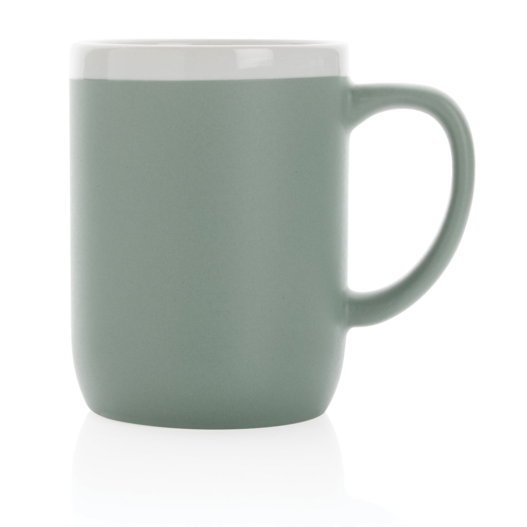 Keramikmugg med vit kant 300 ml