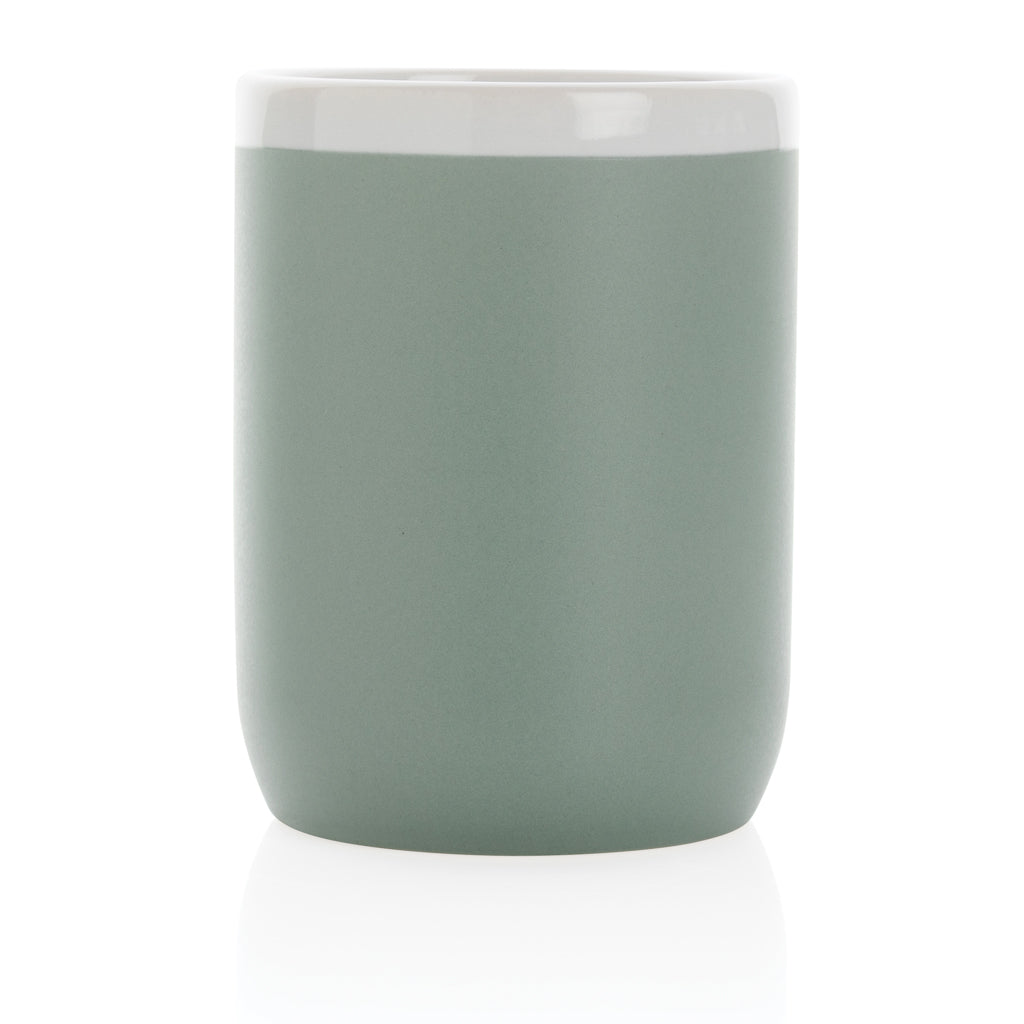 Keramikmugg med vit kant 300 ml