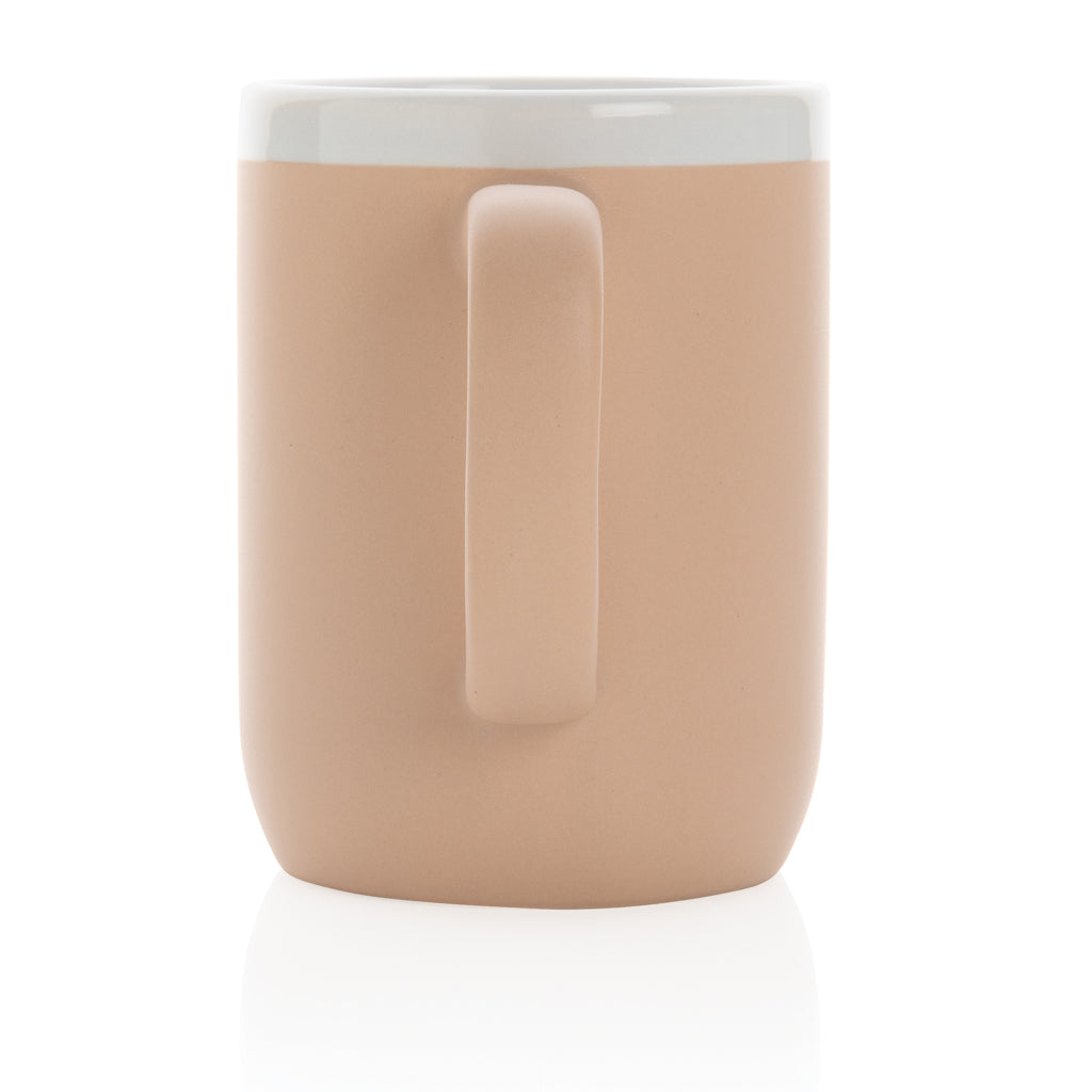 Keramikmugg med vit kant 300 ml