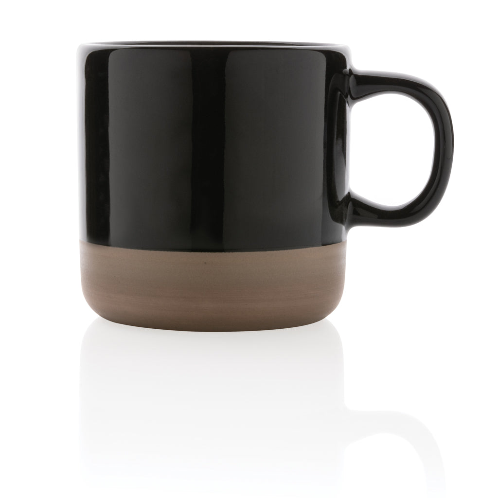 Glaserad keramikmugg 360 ml