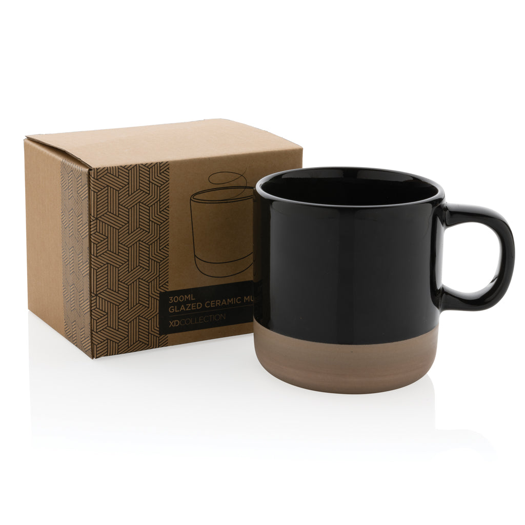 Glaserad keramikmugg 300 ml