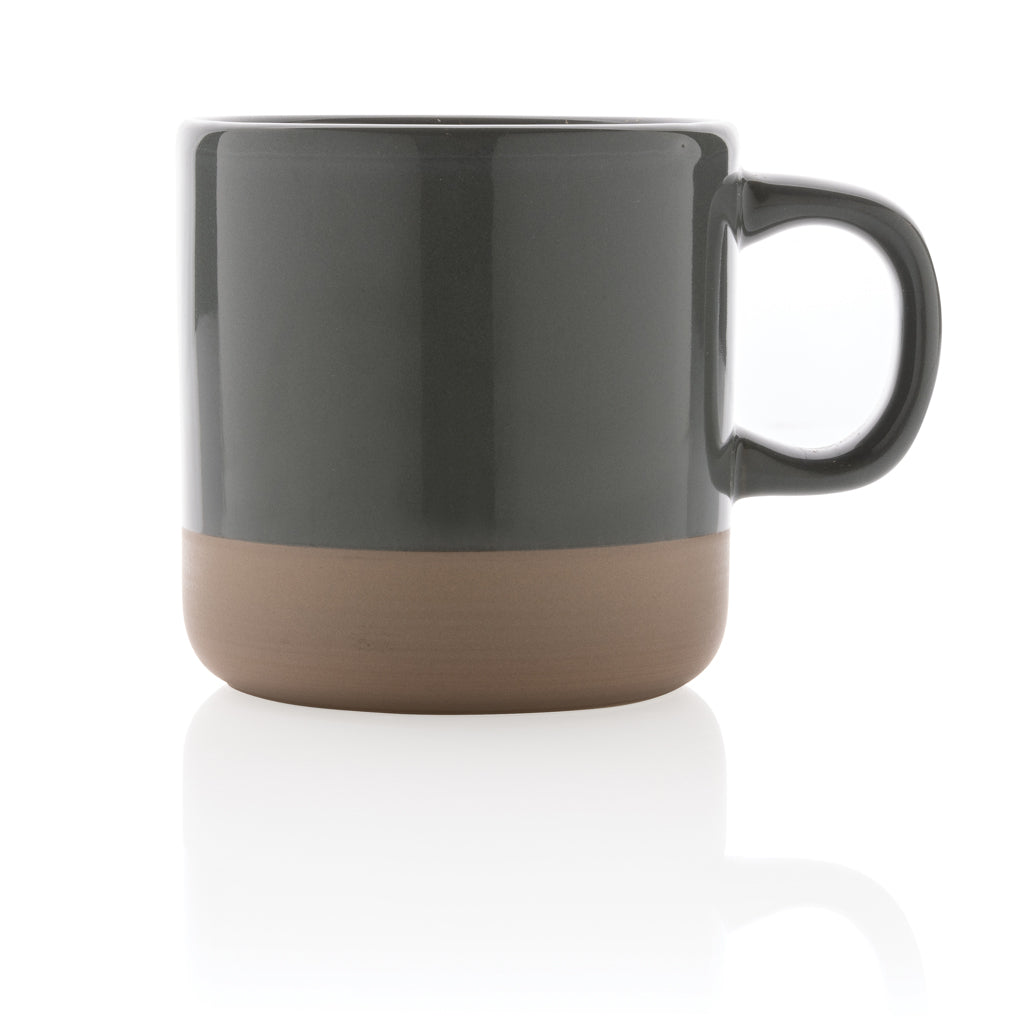 Glaserad keramikmugg 360 ml