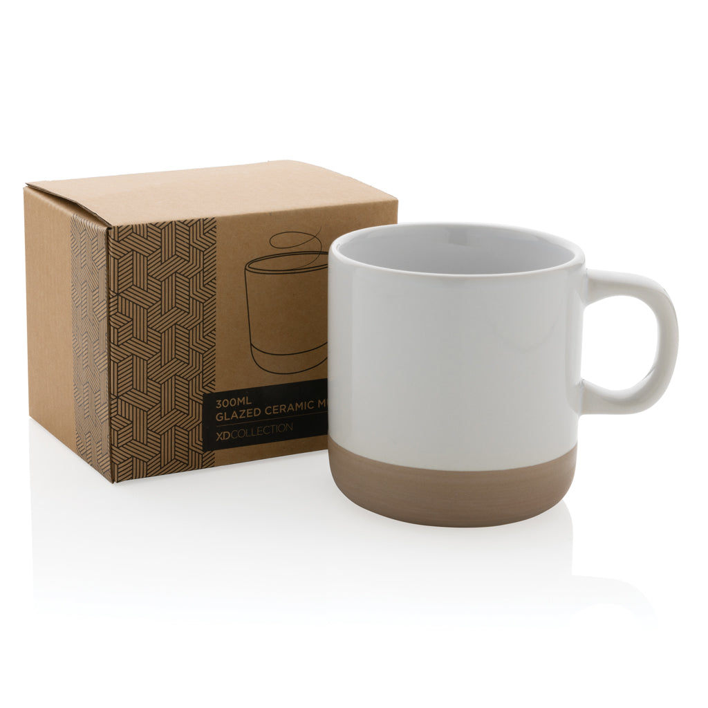 Glaserad keramikmugg 300 ml