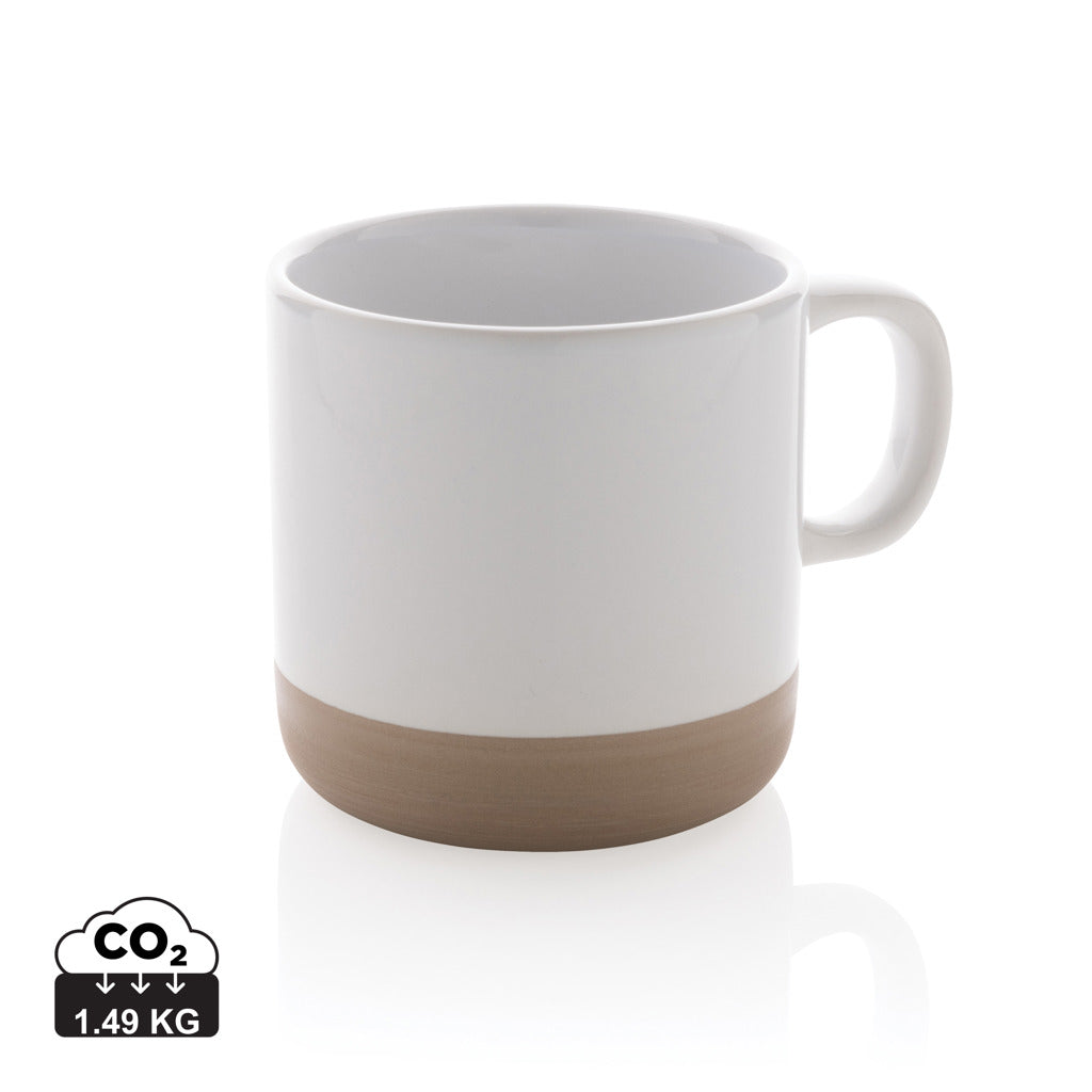 Glaserad keramikmugg 360 ml