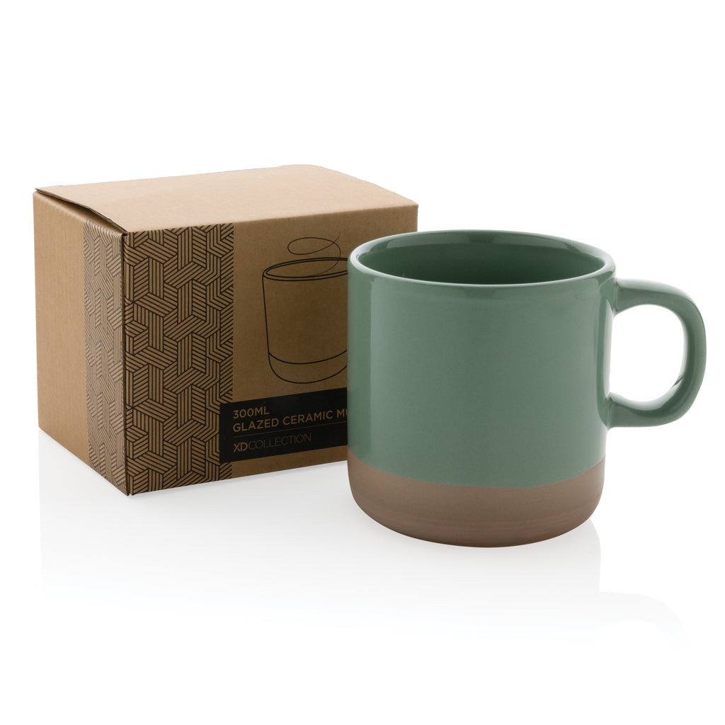 Glaserad keramikmugg 300 ml