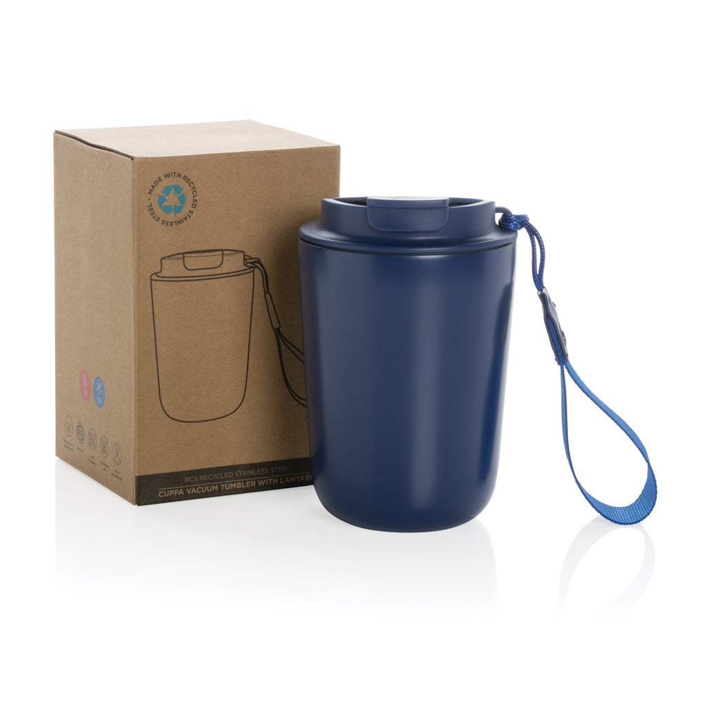 Cuppa vakuummugg med logoband RCS re-steel